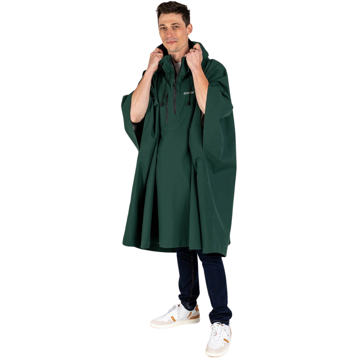 2026 Dryrobe Waterproof Change Robe / Poncho DRWCRP - Dark Green
